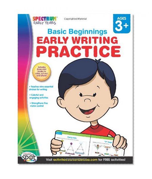 Book Cover Early Writing Practice, Grades Preschool - K (Basic Beginnings)