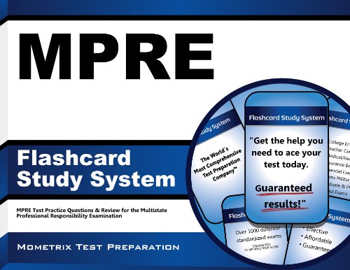 Book Cover MPRE Flashcard Study System: MPRE Test Practice Questions & Review for the Multistate Professional Responsibility Examination (Cards)