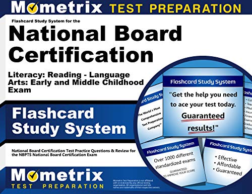 Book Cover Flashcard Study System for the National Board Certification Literacy: Reading - Language Arts: Early and Middle Childhood Exam: National Board ... National Board Certification Exam (Cards)