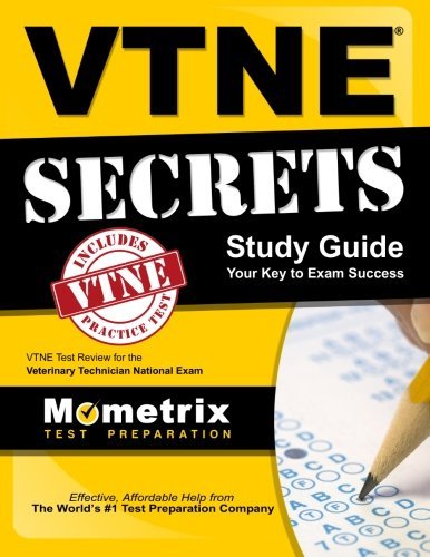 Book Cover VTNE Secrets Study Guide: VTNE Test Review for the Veterinary Technician National Exam