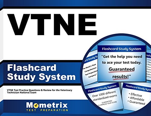 Book Cover VTNE Flashcard Study System: VTNE Test Practice Questions & Review for the Veterinary Technician National Exam (Cards)