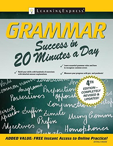 Book Cover Grammar Success in 20 Minutes a Day