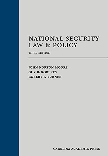 Book Cover National Security Law & Policy