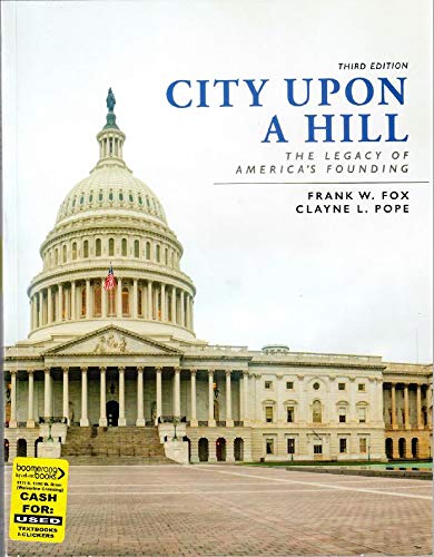 Book Cover City upon a Hill The Legacy of America's Founding