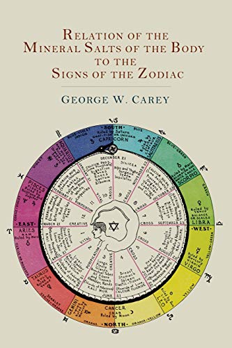 Book Cover Relation of the Mineral Salts of the Body to the Signs of the Zodiac