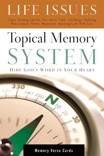 Topical Memory System Life Issues Memory Verse Cards