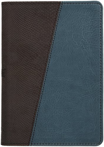 The Message Compact, Python (Leather-Look, Brown/Teal): The Bible in Contemporary Language