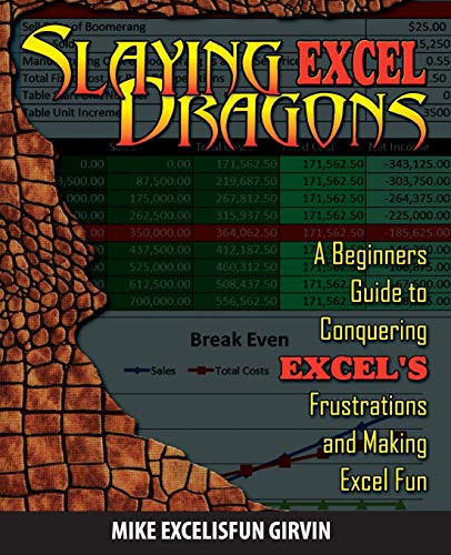 Book Cover Slaying Excel Dragons: A Beginners Guide to Conquering Excel's Frustrations and Making Excel Fun