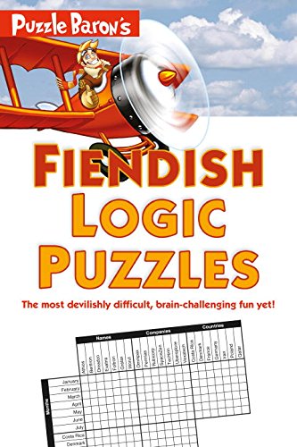Book Cover Puzzle Baron's Fiendish Logic Puzzles