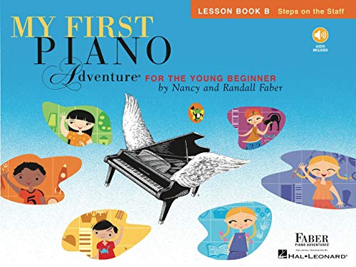 Book Cover My First Piano Adventure: Lesson Book B with Online Audio