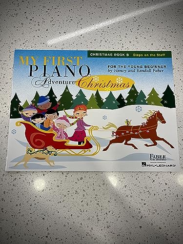 Book Cover My First Piano Adventure Christmas - Book B: Steps on the Staff