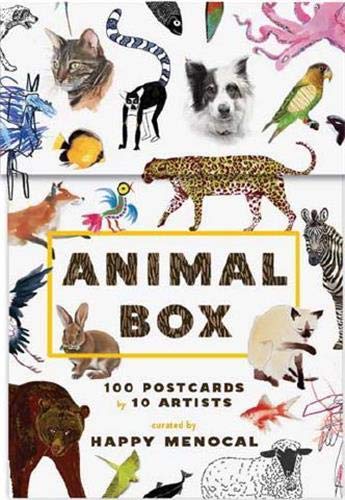 Book Cover Animal Box Postcards: 100 Postcards by 10 Artists