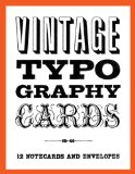 Vintage Typography Notecards