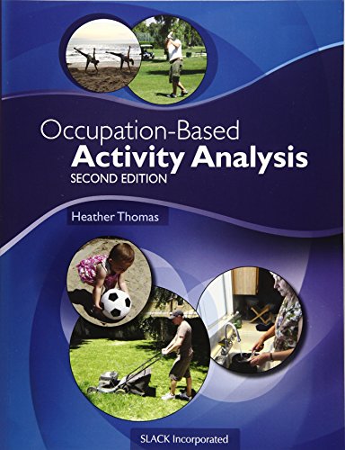 Book Cover Occupation-Based Activity Analysis