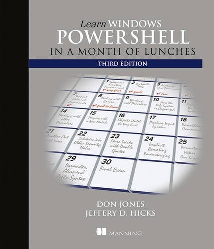 Book Cover Learn Windows PowerShell in a Month of Lunches