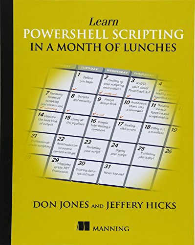 Book Cover Learn PowerShell Scripting in a Month of Lunches