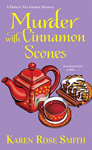 Book Cover Murder with Cinnamon Scones (A Daisy's Tea Garden Mystery)