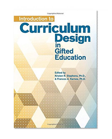 Book Cover Introduction to Curriculum Design in Gifted Education