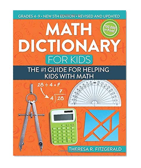 Book Cover Math Dictionary for Kids: The #1 Guide for Helping Kids With Math