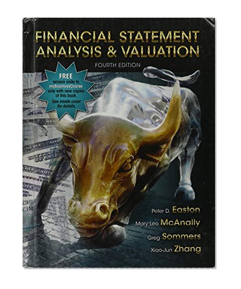 Book Cover Financial Statement Analysis and Valuation