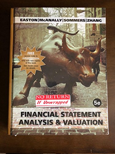 Book Cover FINANCIAL STATEMENT ANAL+VAL.-W/ACCESS
