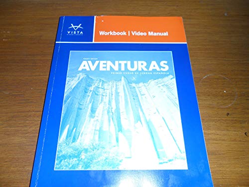 Book Cover AVENTURAS-WORKBOOK/VIDEO MANUA