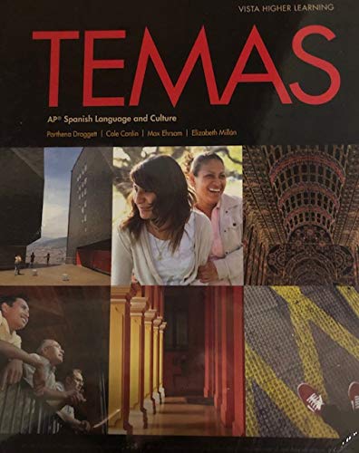 Book Cover Temas Student Edition with Supersite Code - 2014 - CODE INCLUDED