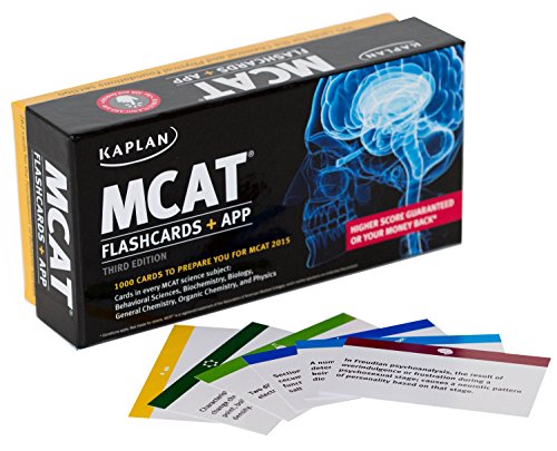 Book Cover Kaplan MCAT Flashcards + App (Kaplan Test Prep)