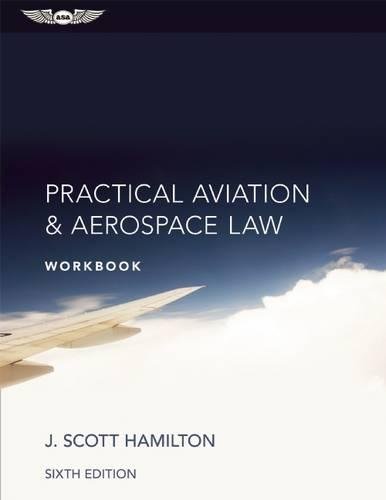 Book Cover Practical Aviation & Aerospace Law Workbook