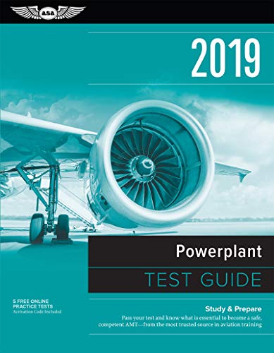 Book Cover Powerplant Test Guide 2019: Pass your test and know what is essential to become a safe, competent AMT from the most trusted source in aviation training (Fast-Track Test Guides)