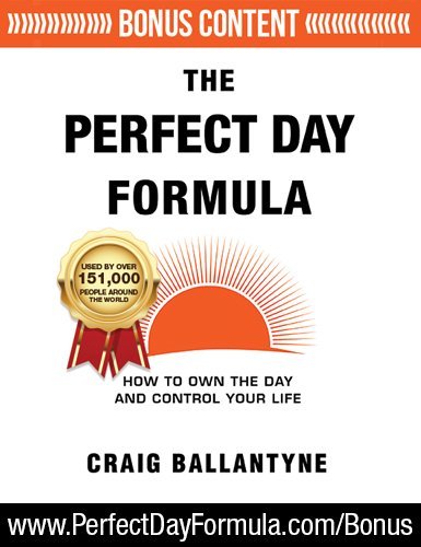 Book Cover The Perfect Day Formula: How to Own the Day And Control Your Life