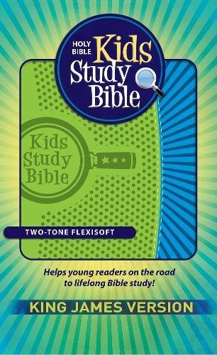 Book Cover KJV Kids Study Bible: King James Version, Two-Tone Flexisoft Green/Blue