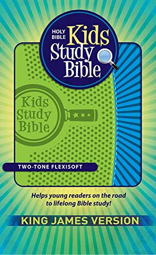 KJV Kids Study Bible: King James Version, Two-Tone Flexisoft Green/Blue