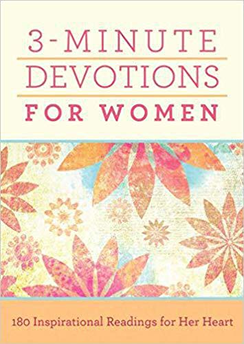 Book Cover 3-Minute Devotions for Women: 180 Inspirational Readings for Her Heart