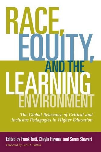 Book Cover Race, Equity, and the Learning Environment: The Global Relevance of Critical and Inclusive Pedagogies in Higher Education