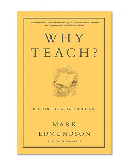 Book Cover Why Teach?: In Defense of a Real Education