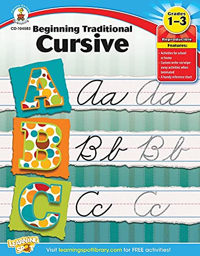Book Cover Beginning Traditional Cursive, Grades 1 - 3 (Learning Spot)