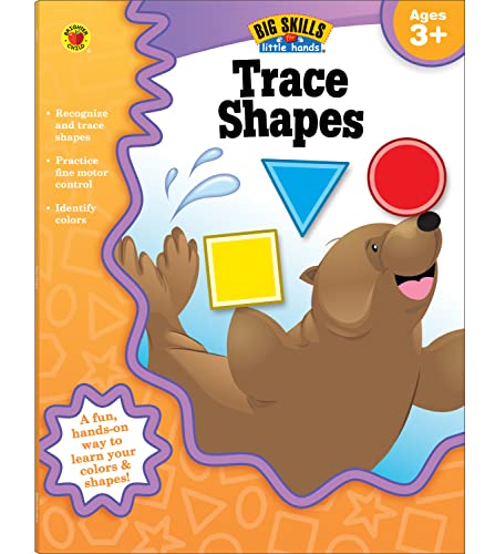 Book Cover Trace Shapes, Ages 3 - 5 (Big Skills for Little Hands®)