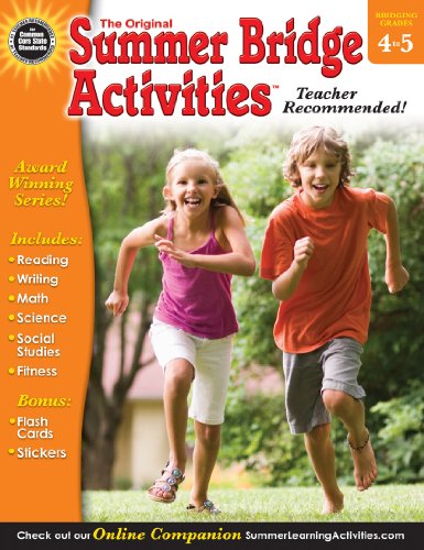 Book Cover Summer Bridge Activities, Grades 4 - 5