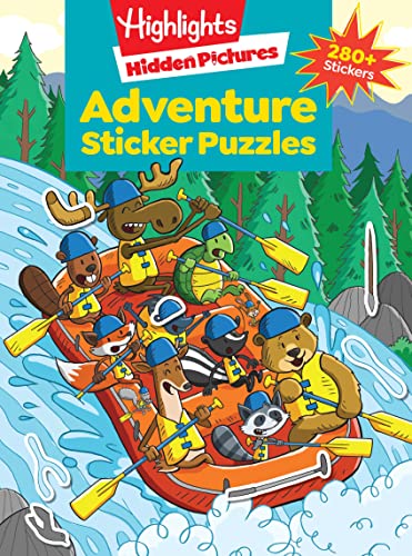 Book Cover Adventure Sticker Puzzles (Highlights™ Sticker Hidden Pictures®)