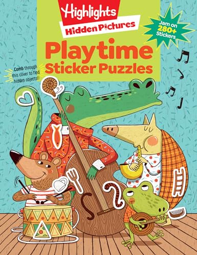Book Cover Playtime Sticker Puzzles (Highlights™ Sticker Hidden Pictures®)