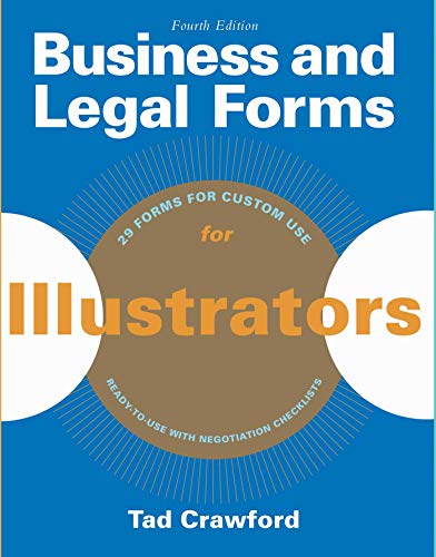 Book Cover Business and Legal Forms for Illustrators