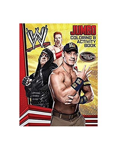 Book Cover Bendon Publishing WWE 64 Page Coloring and Activity Book