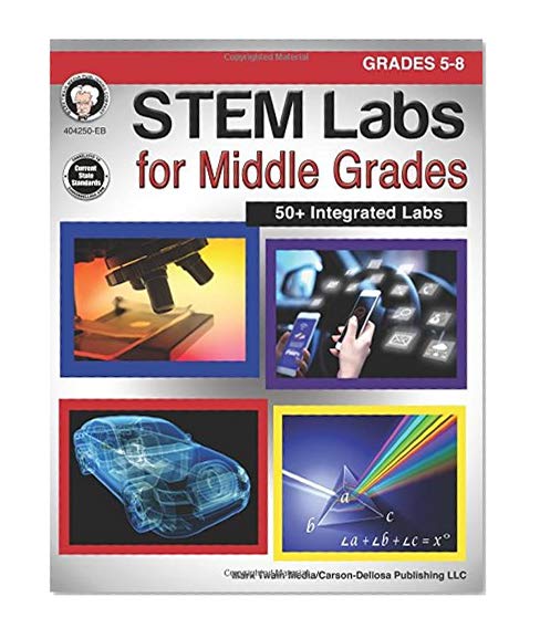 Book Cover STEM Labs for Middle Grades, Grades 5 - 8