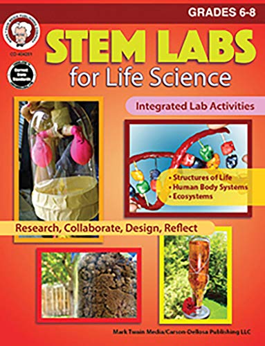 Book Cover Mark Twain - STEM Labs for Life Science, Grades 6 - 8