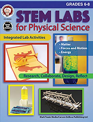 Book Cover Mark Twain - STEM Labs for Physical Science, Grades 6 - 8