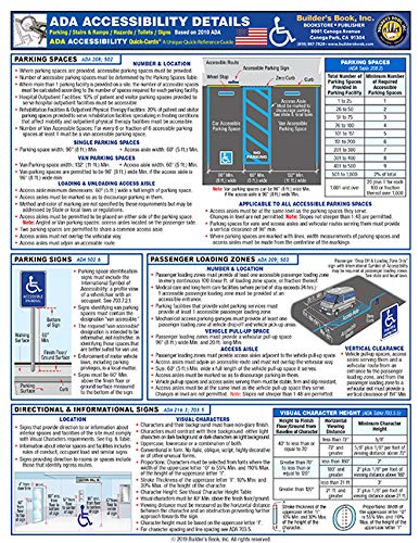 Book Cover ADA Accessibility Details Quick-Card: Updated based on 2010 ADA
