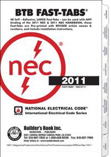 Book Cover 2011 National Electrical Code Fast-Tabs (For Softcover, Spiral, Looseleaf and Handbook)