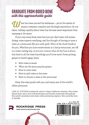 Book Cover Wine: A No-Snob Guide: Drink Outside the Box