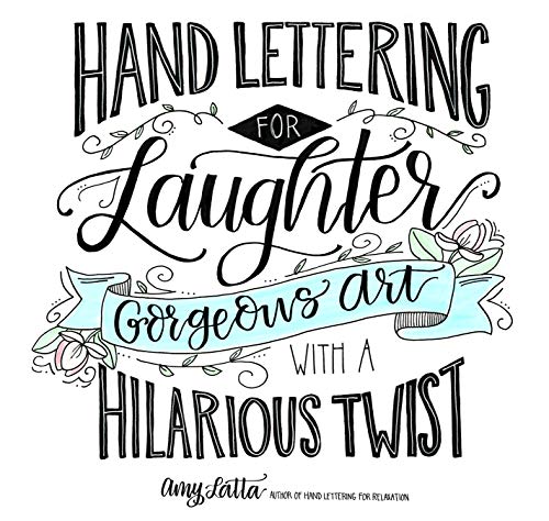 Book Cover Hand Lettering for Laughter: Gorgeous Art with a Hilarious Twist